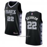 Camiseta San Antonio Spurs Malaki Branham NO 22 Statement 2022-23 Negro