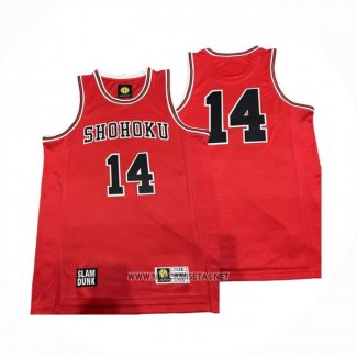 Camiseta Shohoku Mitsui NO 14 Rojo