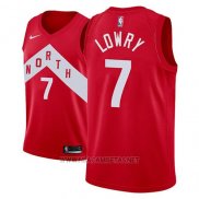 Camiseta Toronto Raptors Kyle Lowry NO 7 Earned 2018-19 Rojo