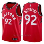 Camiseta Toronto Raptors Lucas Nogueira NO 92 Icon 2017-18 Rojo