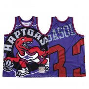 Camiseta Toronto Raptors Marc Gasol NO 33 Mitchell & Ness Big Face Violeta