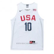 Camiseta USA 2016 Kobe Bryant NO 10 Blanco