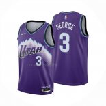 Camiseta Utah Jazz Keyonte George NO 3 Icon 2025-26 Violeta