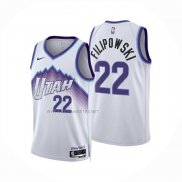 Camiseta Utah Jazz Kyle Filipowski NO 22 Association 2025-26 Blanco