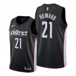 Camiseta Washington Wizards Dwight Howard NO 21 Ciudad Edition Negro