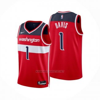 Camiseta Washington Wizards Johnny Davis NO 1 Icon 2024-25 Rojo