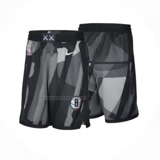 Pantalone Brooklyn Nets Ciudad 2024-25 Negro