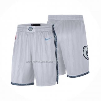 Pantalone Memphis Grizzlies Ciudad 2025-26 Blanco
