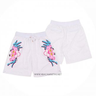 Pantalone Miami Heat Pink Panther Blanco