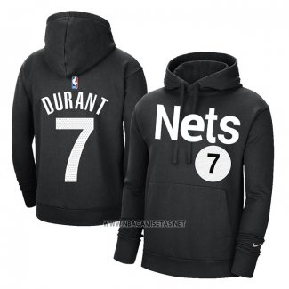 Sudaderas con Capucha Brooklyn Nets Kevin Durant Earned Negro