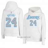 Sudaderas con Capucha Los Angeles Lakers Kobe Bryant Ciudad Blanco