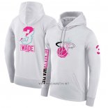 Sudaderas con Capucha Miami Heat Dwyane Wade Blanco