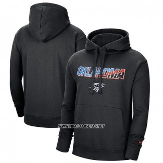 Sudaderas con Capucha Oklahoma City Thunder Ciudad 2020-21 Negro