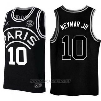 Camiseta AJ x PSG Neymar Jr NO 10 Negro