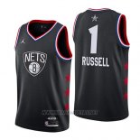 Camiseta All Star 2019 Brooklyn Nets Dangelo Russell NO 1 Negro