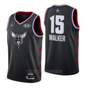 Camiseta All Star 2019 Charlotte Hornets Kemba Walker NO 15 Negro
