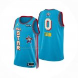 Camiseta All Star 2025 Jayson Tatum NO 0 Azul Claro