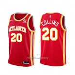 Camiseta Atlanta Hawks John Collins NO 20 Icon 2020-21 Rojo
