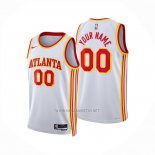 Camiseta Atlanta Hawks Personalizada Association 2024-25 Blanco