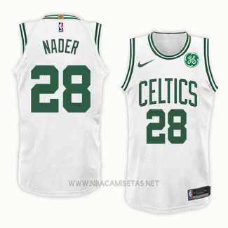 Camiseta Boston Celtics Abdel Nader NO 28 Association 2018 Blanco