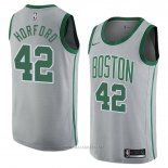 Camiseta Boston Celtics Al Horford NO 42 Ciudad 2018 Gris