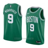 Camiseta Boston Celtics Brad Wanamaker NO 9 Icon 2017-18 Verde