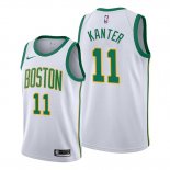 Camiseta Boston Celtics Enes Kanter NO 11 Ciudad Blanco