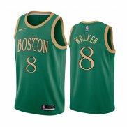 Camiseta Boston Celtics Kemba Walker NO 8 Ciudad Verde