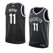 Camiseta Brooklyn Nets Kyrie Irving NO 11 Icon 2019-20 Negro
