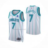 Camiseta Charlotte Hornets Kon Knueppel NO 7 Association 2025-26 Blanco