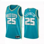 Camiseta Charlotte Hornets P.J. Washington NO 25 Ciudad 2023-24 Verde