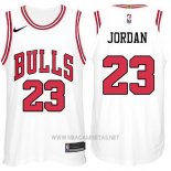 Camiseta Chicago Bulls Michael Jordan NO 23 2017-18 Blanco