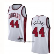 Camiseta Chicago Bulls Patrick Williams NO 44 Ciudad 2022-23 Blanco