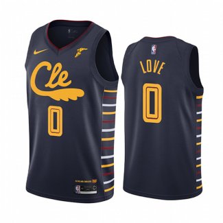 Camiseta Cleveland Cavaliers Kevin Love NO 0 Ciudad Azul