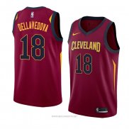 Camiseta Cleveland Cavaliers Matthew Dellavedova NO 18 Icon 2018 Rojo