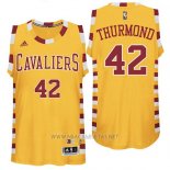 Camiseta Cleveland Cavaliers Nate Thurmond NO 42 Retro Amarillo