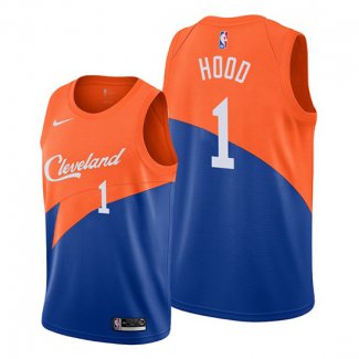 Camiseta Cleveland Cavaliers Rodney Hood NO 1 Ciudad Edition Azul
