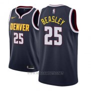 Camiseta Denver Nuggets Malik Beasley NO 25 Icon 2018-19 Azul