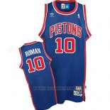 Camiseta Detroit Pistons Dennis Rodman NO 10 Retro Azul