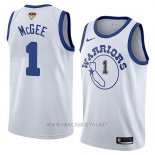 Camiseta Golden State Warriors Javale Mcgee NO 1 Classic 2017-18 Blanco