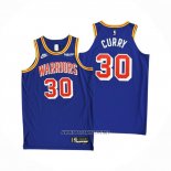 Camiseta Golden State Warriors Stephen Curry NO 30 Classic 2021-22 Autentico Azul