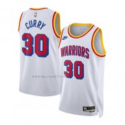 Camiseta Golden State Warriors Stephen Curry NO 30 Classic 2024-25 Blanco