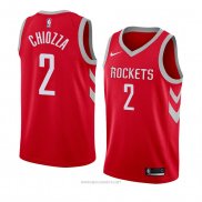 Camiseta Houston Rockets Chris Chiozza NO 2 Icon 2018 Rojo