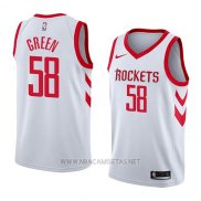 Camiseta Houston Rockets Gerald Green NO 58 Association 2018 Blanco