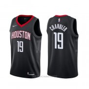 Camiseta Houston Rockets Tyson Chandler NO 19 Statement Negro