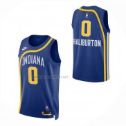 Camiseta Indiana Pacers Tyrese Haliburton NO 0 Classic 2026-27 Azul