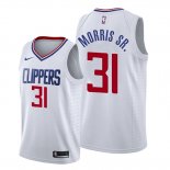 Camiseta Los Angeles Clippers Marcus Morris Sr. NO 31 Association 2019-20 Blanco