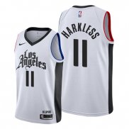 Camiseta Los Angeles Clippers Maurice Harkless NO 11 Classic 2019-20 Blanco