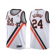 Camiseta Los Angeles Clippers Paul George NO 24 Classic Edition Blanco