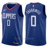 Camiseta Los Angeles Clippers Sindarius Thornwell NO 0 Icon 2017-18 Azul